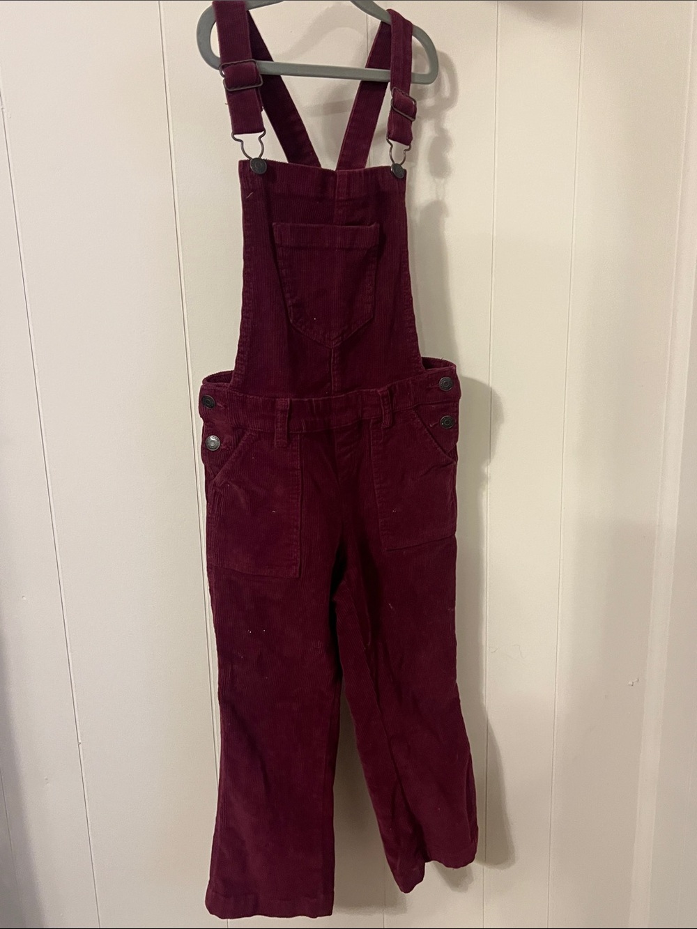 Cat & Jack Burgundy Corduroy Overalls